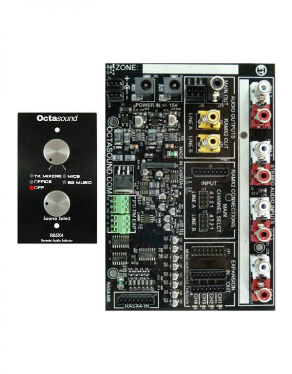 RASX4 Main Board and Selector Panel