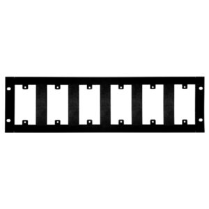 RP6 Rack Plate - 6 Gangs