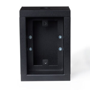 Surface mount single gang low voltage case - no door.
