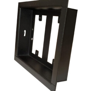 Dual gang insert with no door. Side view.